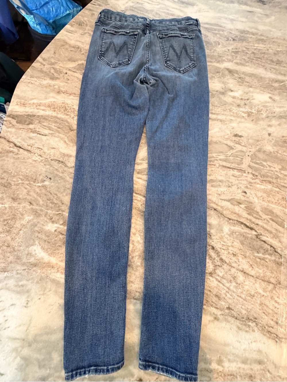 MOTHER The Looker Skinny Jeans 28 Groovin Blue Stretch Denim USA - Picture 12 of 15